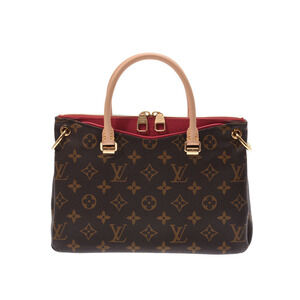 Louis Vuitton Monogram Pallas Rose Pink Bruyre Leather Handbag Strap